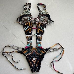 Beach Bunny Multicolor One Piece Swimsuit